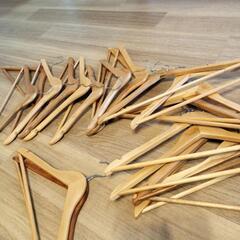 木製ハンガー20本セットの画像