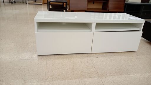 ★ジモティ割あり★ IKEA テレビ台 白 H40×D40×W120 クリーニング済み TJ4671