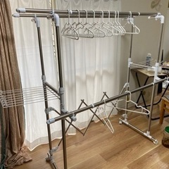 物干しスタンド お話中