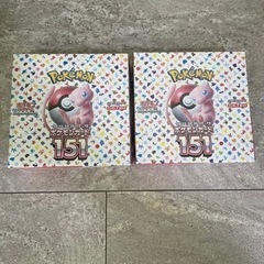 ポケモンカード151　2BOX シュリンク付き 新品未開封未使用