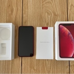 中古　SIMフリー　iPhone XR 128GBレッド　