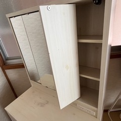 【決まりました】ドレッサー　ホワイトの画像