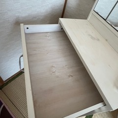 【決まりました】ドレッサー　ホワイトの画像