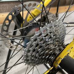 ゲイリーフィッシャー MTB X-CALIBER 黒/黄色 26インチ shimano DEORE 3×9 GARY FISHER エクスカリバー 札幌市 引取りOKの画像