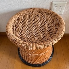 タイ🇹🇭風　ラタンチェアの画像