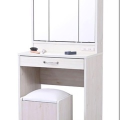 【決まりました】ドレッサー　ホワイトの画像