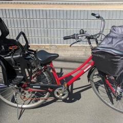 リアチャイルドシート付き自転車
