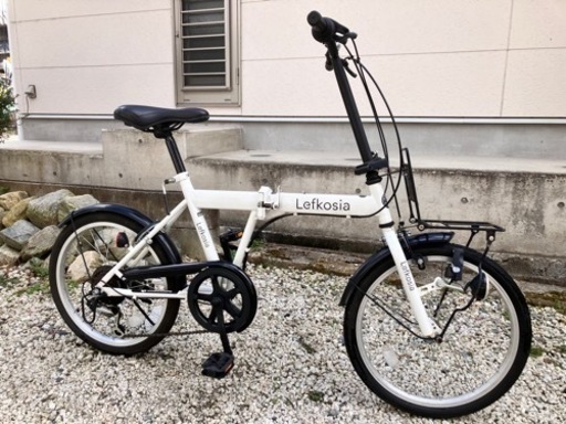 559、折りたたみ自転車20インチ白