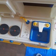 【値下げ】幼児用キッチン　アメリカ製　高さ80cm幅60cmの画像