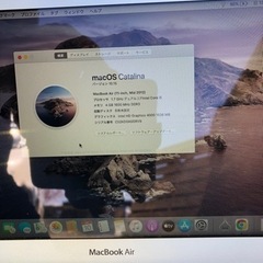Mac Book Air 11-inch,Mid 2012  4G/256G   Montereyの画像
