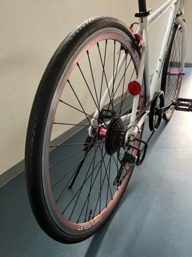 Chevrolet Corvetteシボレーコルベット 700C シマノ6速 440mm WHITE