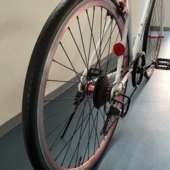 Chevrolet Corvetteシボレーコルベット 700C シマノ6速 440mm WHITE