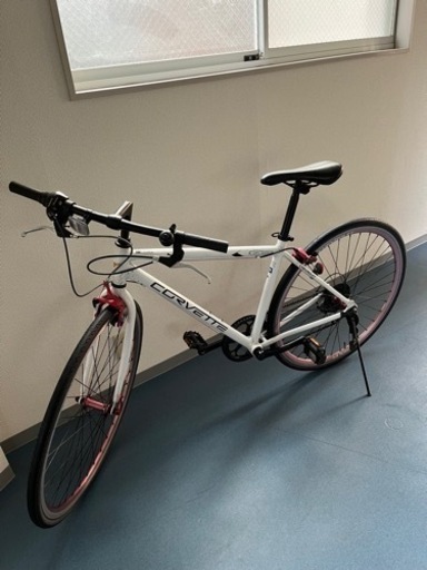 Chevrolet Corvetteシボレーコルベット 700C シマノ6速 440mm 　WHITE クロスバイク