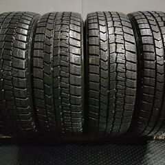 DUNLOP WINTER MAXX WM02 215/60R17 17インチ 4本 バリ溝 アルファード エスティマ オデッセイ等　(TF348)