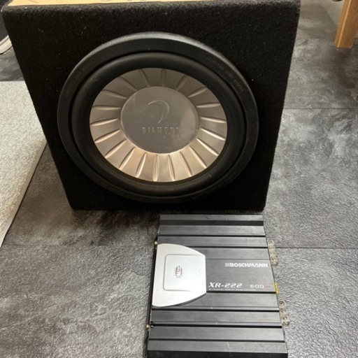 アンプ、ウーファーセット!!