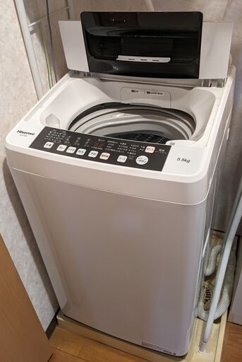 ２０１９年製　ハイセンス　5.5kg 全自動洗濯機