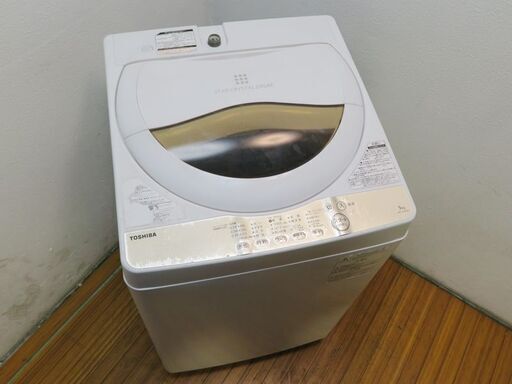 京都市内方面配達設置無料 2019年製 東芝 5.0kg 洗濯機 外置き BS04