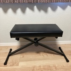 【美品】ピアノ椅子・キーボードベンチ　高さ調整可能の画像