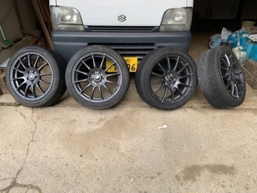 17インチ　タイヤホイール　引き取り限定