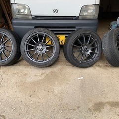 17インチ　タイヤホイール　引き取り限定