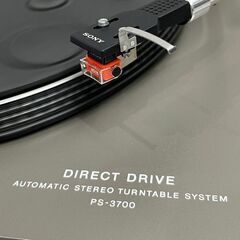 ★値下げしました ソニー レコード プレーヤー PS-3700 カートリッジ 取説付き 引き取りに来られる方のみの画像
