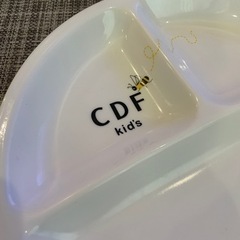 【美品】フランス ARC製 CDF kids プレート キッズプレート 仕切り皿の画像