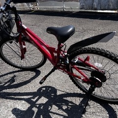 24型 子供用自転車 Jeep ジープ(レッド/外装6段変速) ...