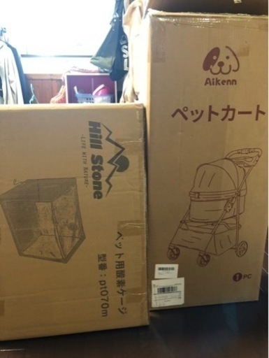 ペットカートとペットハウス