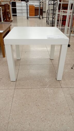 ★ジモティ割あり★ IKEA ローテーブル 白 H45×D55×W55 クリーニング済み TJ4679