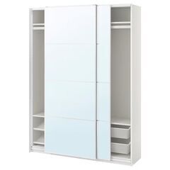 PAX corner wardrobe dark grey - IKEA