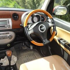 ☆彡１９ｙミラジーノ！『クラシック』！ウッド仕様・モモステアリング・革シート！バリ山タイヤ！キーレス集中！ＥＴＣ・ＣＤ！令和６年９月！の画像