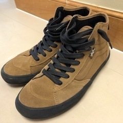 靴　VANS 26cm スウェード　茶　