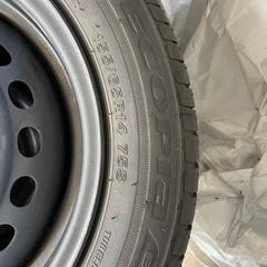 バリ山夏タイヤ155/65R14ブリヂストンエコピア4本セットの画像
