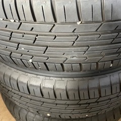 バリ山夏タイヤ155/65R14ブリヂストンエコピア4本セットの画像