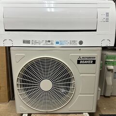 K05169　三菱　2019年製　中古エアコン　主に6畳用　冷房能力　2.2KW ／ 暖房能力　2.5KW