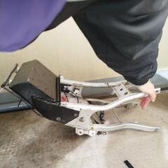 cbr250rr mc22 金属製自作テール・シートレール ネイキッド仕様 シングルシート仕様 サブフレーム テールカウル 灯火類付きの画像