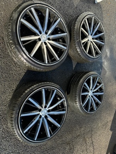 20インチタイヤ、ホイール4本セット