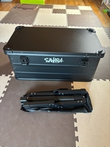 SAHARA アルミコンテナ×ボックスアルミスタンドのセット