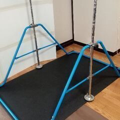 鉄棒　マット　折りたたみ式　室内の画像