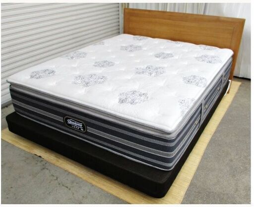 美品　シモンズ　クイーンベッド　元値50万円～　ビューティーレスト リュクス　LUXE　プラッシュピロートップ　高級 SIMMONS 引取り歓迎