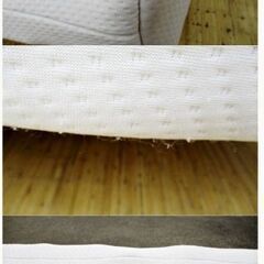 ニトリ　シングルベッド　脚付き　ボンネルコイル　脚付きマットレス　シンプル　木脚　フロアベッド　NITORIの画像