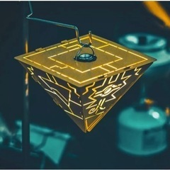 GPリテール ランタンシェード ピラミッド ランプシェード アクセサリー レトロ キャンプ ランタン アウトドア ミリタリー タクティカル (ホワイト)の画像