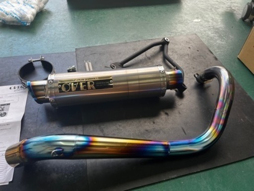 ダックス125用フルチタンオーバーマフラー