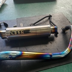 ダックス125用フルチタンオーバーマフラーの画像