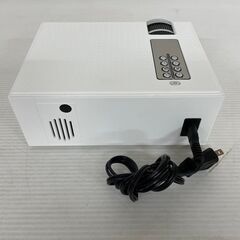 【YABER】 MINI PROJECTOR ミニプロジェクター ホワイト Y61の画像