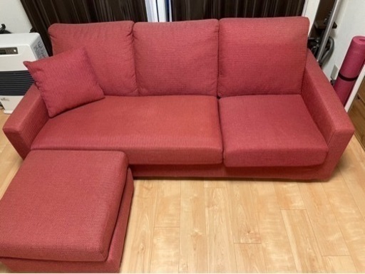 ※値下げ中※家具 ソファ 3人掛けソファ　カウチ　ニトリ　ファブリック