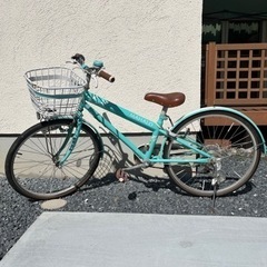 決まりました　子供用自転車　マハロ　24インチ　ミントグリーン　6段変速の画像