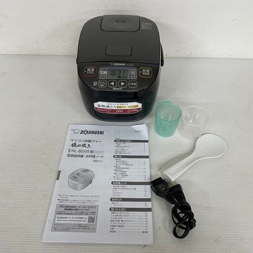 【ZOJIRUSHI】 象印 マイコン炊飯ジャー 炊飯器 3合 NL-BD05 2020年製