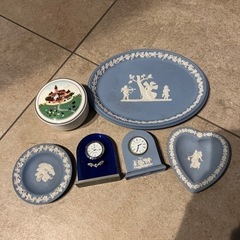 無料✅アンティーク置物6点セット(wedgewood/ミキモト/...
