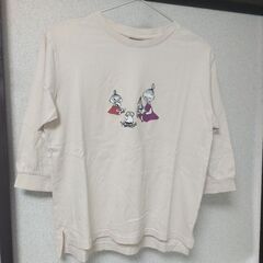 ムーミンＴシャツSsize。ベージュ美品